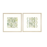 Metric Link I Wall Prints (Set of 2) - 22" x 22"