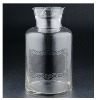 Large Glass Jar with Chalkboard Front