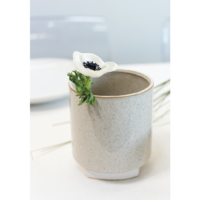 Cream Croix Pot