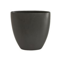 12" Black Saro Vase