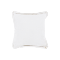 18" Flanged White Pillow
