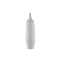 26" Matte Glazed White Vase