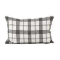 Plaid Oblong Pillow