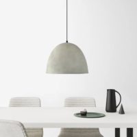 Dome Concrete Pendant Light