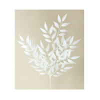 cream white smilax leaves, home store, home interiors