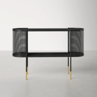 Black Modern Console Table