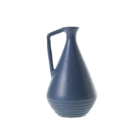 large deep blue jug vase, modern home decor