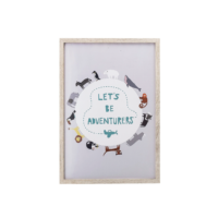 let's be adventurers wall print, wall decor, wall art