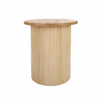 round rattan side/end table, furniture