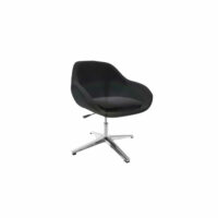 Dark Grey Hardy Swivel Lounge Chair, arm chairs, furniture store