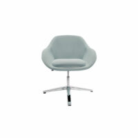 Ice Blue Hardy Swivel Lounge Chair, arm chairs, furniture store