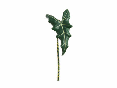 Green Real Touch Alocasia Leaf Spray, artificial plants, home store barbados, decor