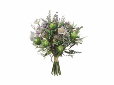 12 nigella pod & protea bouquet, artificial plants, home store barbados, decor