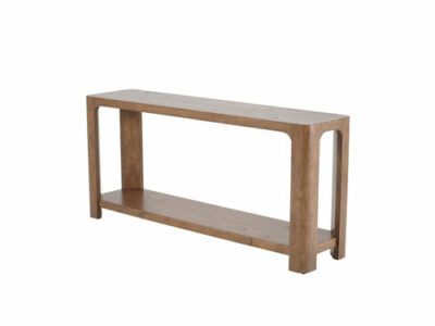 66" Walnut Console Table