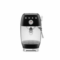 black espresso machine with cold brew, smeg, appliance store