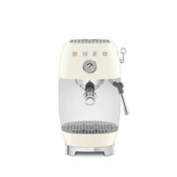 cream espresso machine with cold brew, smeg, appliance store