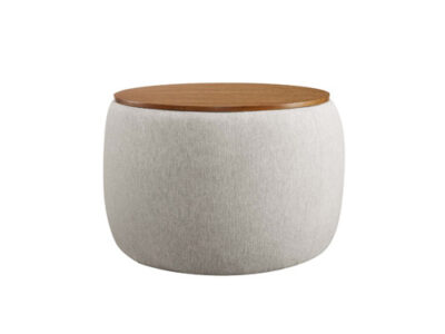 upholstered storage ottoman, furniture